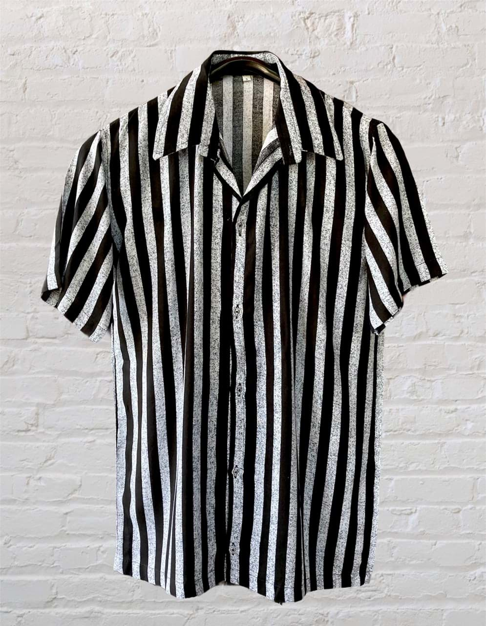 Picture of Black and Grey Striped Shirt